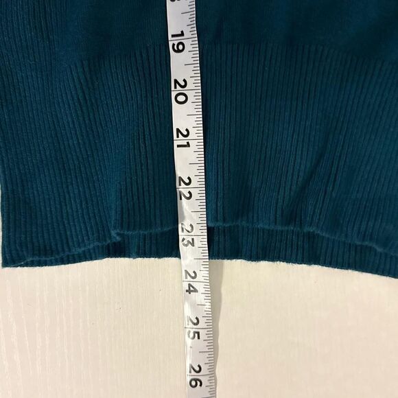 Attention Women's Blue and Green Sweater small - Picture 5 of 5